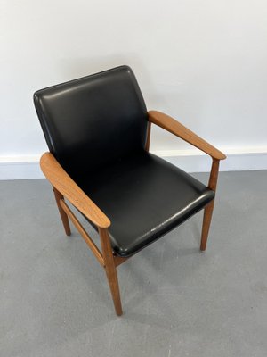 Mid-Century Danish Teak Armchair by Grete Jalk for Glostrup, 1960s-JWH-1732137