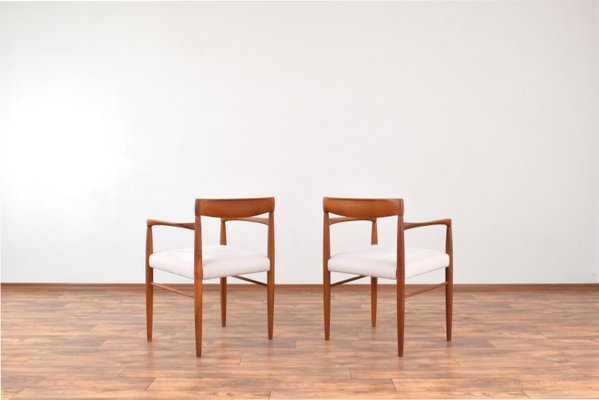 Mid-Century Danish Teak Armchairs by H. W. Klein for Bramin, 1960s, Set of 2-LOT-2032114