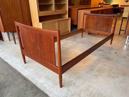 Mid-Century Danish Teak Bed, 1960s-WSA-844525