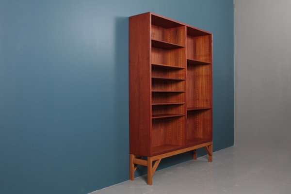 Mid-Century Danish Teak Bookcase by Børge Mogensen for FDB-FK-777185