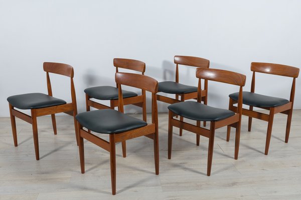 Mid-Century Danish Teak Chairs from Farsö Stolefabrik, Denmark, 1960s, Set of 6-NIT-1371574