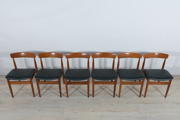 Mid-Century Danish Teak Chairs from Farsö Stolefabrik, Denmark, 1960s, Set of 6-NIT-1371574