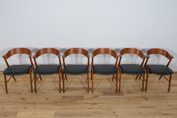 Mid-Century Danish Teak Chairs from Korup Stolefabrik, Denmark, 1960s, Set of 6-NIT-1706468