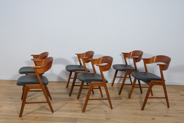 Mid-Century Danish Teak Chairs from Korup Stolefabrik, Denmark, 1960s, Set of 6-NIT-1706468