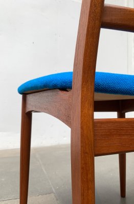 Mid-Century Danish Teak Chairs with New Kvadrat Hallingdal Cushions, 1960s, Set of 2-UAH-1330927