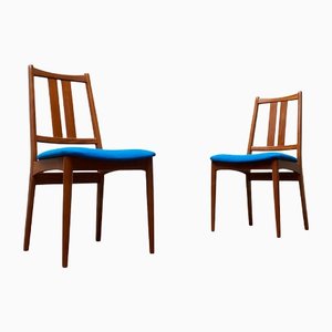 Mid-Century Danish Teak Chairs with New Kvadrat Hallingdal Cushions, 1960s, Set of 2-UAH-1330927