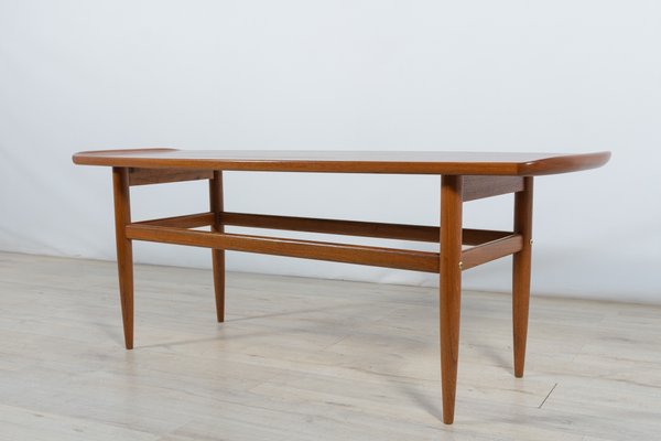 Mid-Century Danish Teak Coffee Table, 1960s-NIT-1374161