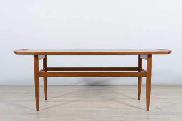 Mid-Century Danish Teak Coffee Table, 1960s-NIT-1374161