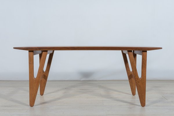 Mid-Century Danish Teak Coffee Table, 1960s-NIT-1371424