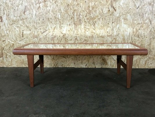 Mid-Century Danish Teak Coffee Table with Mirror, 1960s-EJL-1140782