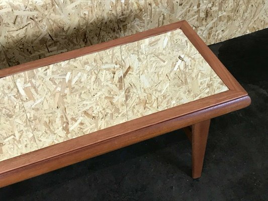 Mid-Century Danish Teak Coffee Table with Mirror, 1960s-EJL-1140782