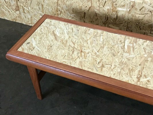 Mid-Century Danish Teak Coffee Table with Mirror, 1960s-EJL-1140782