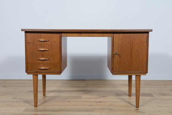 Mid-Century Danish Teak Desk, 1960s-NIT-1437443