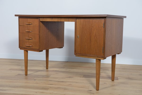 Mid-Century Danish Teak Desk, 1960s-NIT-1437443