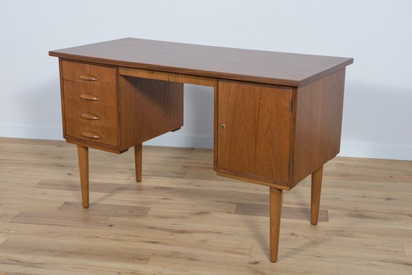 Mid-Century Danish Teak Desk, 1960s-NIT-1437443