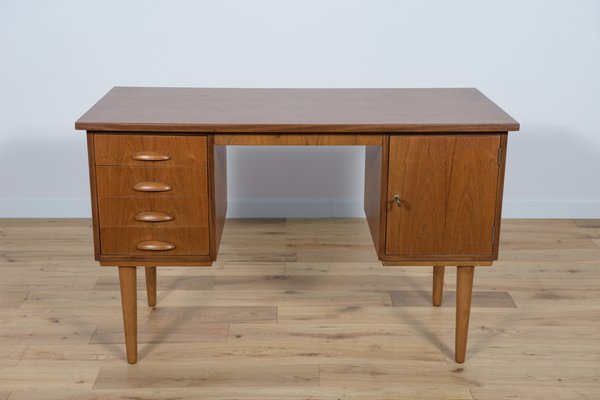 Mid-Century Danish Teak Desk, 1960s-NIT-1437443