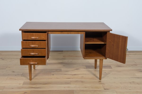 Mid-Century Danish Teak Desk, 1960s-NIT-1437443