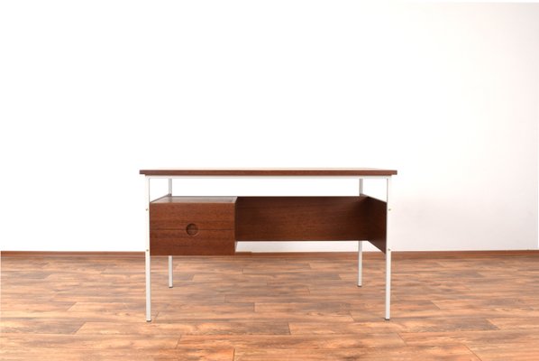 Mid-Century Danish Teak Desk, 1970s-LOT-2032066