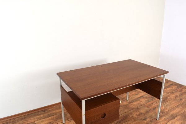 Mid-Century Danish Teak Desk, 1970s-LOT-2032066