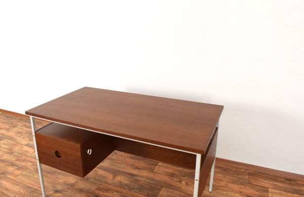 Mid-Century Danish Teak Desk, 1970s-LOT-2032066