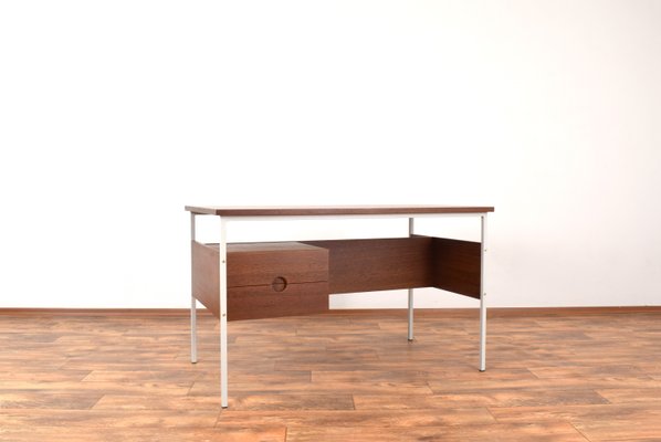 Mid-Century Danish Teak Desk, 1970s-LOT-2032066