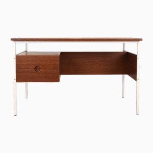 Mid-Century Danish Teak Desk, 1970s-LOT-2032066