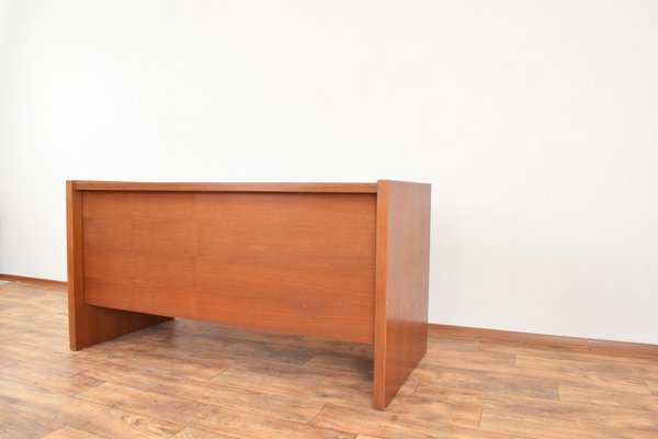 Mid-Century Danish Teak Desk, 1980s-LOT-1822554