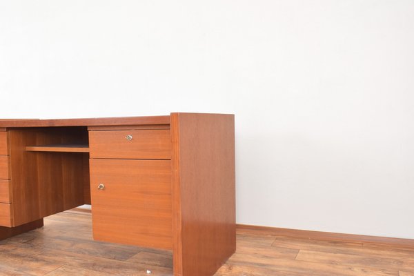 Mid-Century Danish Teak Desk, 1980s-LOT-1822554