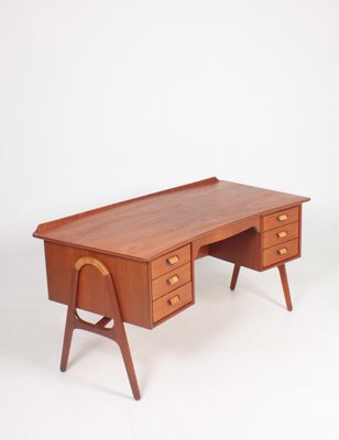 Mid-Century Danish Teak Desk by Svend Åge Madsen for Sigurd Hansen, 1950s-FK-565779