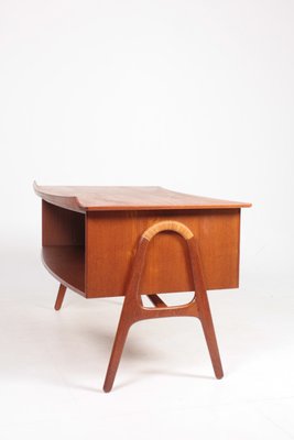 Mid-Century Danish Teak Desk by Svend Åge Madsen for Sigurd Hansen, 1950s-FK-565779