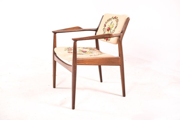 Mid-Century Danish Teak Desk Chair, 1960s-XWB-1028341