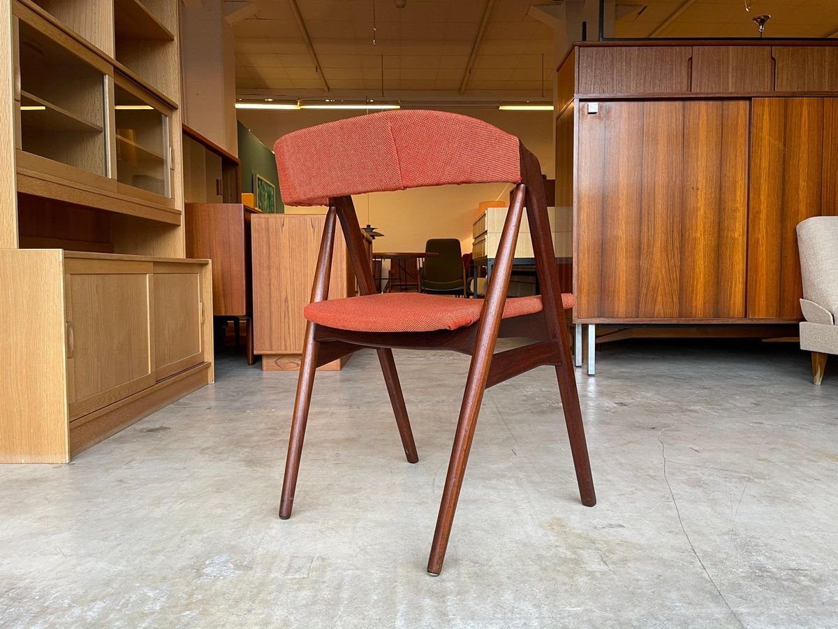 Mid-Century Danish Teak Desk Chair by Th. Harlev, 1960s