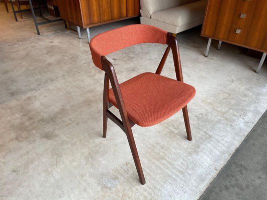 Mid-Century Danish Teak Desk Chair by Th. Harlev, 1960s-WSA-844523