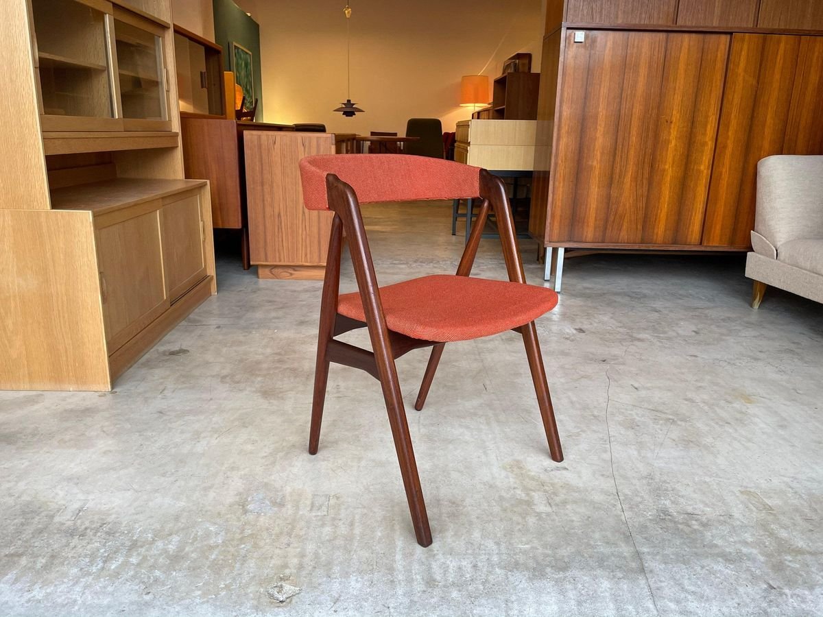 Mid-Century Danish Teak Desk Chair by Th. Harlev, 1960s