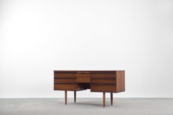 Mid-Century Danish Teak Desk from Avalon, 1960s-ZAA-770227