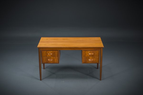 Mid-Century Danish Teak Desk from Hanbjerg Furniture Factory, 1960s-ZZH-1725429