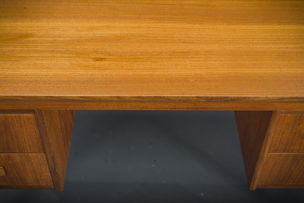 Mid-Century Danish Teak Desk from Hanbjerg Furniture Factory, 1960s-ZZH-1725429