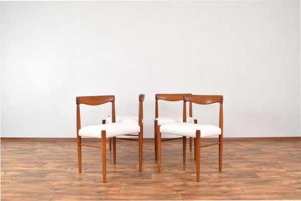 Mid-Century Danish Teak Dining Chairs by H.W. Klein for Bramin, 1960s, Set of 4-LOT-1998005