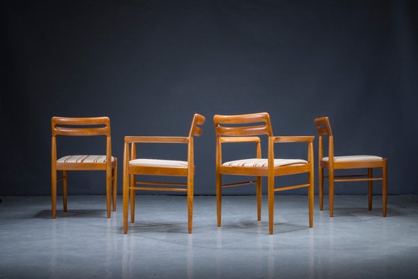 Mid-Century Danish Teak Dining Chairs by H. W. Klein for Bramin, 1970s, Set of 4-ZZH-1057259