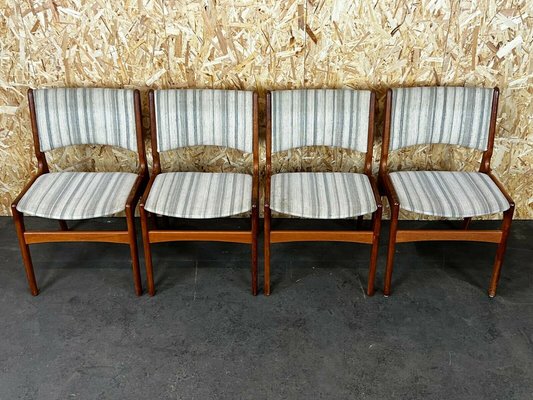 Mid-Century Danish Teak Dining Chairs by Henning Kjærnulf, 1960s, Set of 4-EJL-1279433