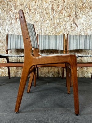 Mid-Century Danish Teak Dining Chairs by Henning Kjærnulf, 1960s, Set of 4-EJL-1279433