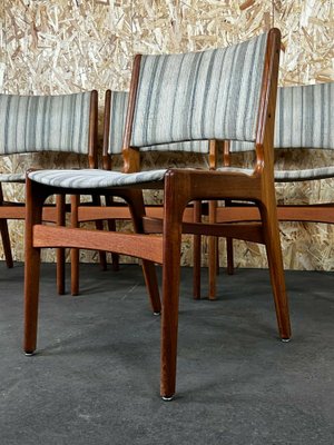 Mid-Century Danish Teak Dining Chairs by Henning Kjærnulf, 1960s, Set of 4-EJL-1279433