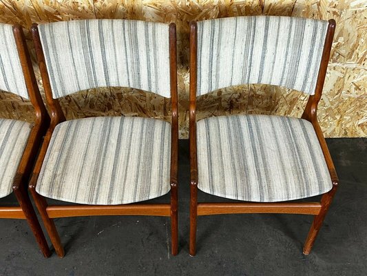 Mid-Century Danish Teak Dining Chairs by Henning Kjærnulf, 1960s, Set of 4-EJL-1279433