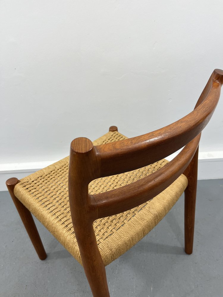 Mid-Century Danish Teak Dining Chairs by Niels O. Møller for J. L. Moller, Set of 2