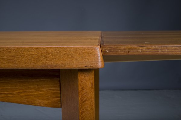 Mid-Century Danish Teak Dining Table by Henning Kjaernulf, 1970s-ZZH-1283375