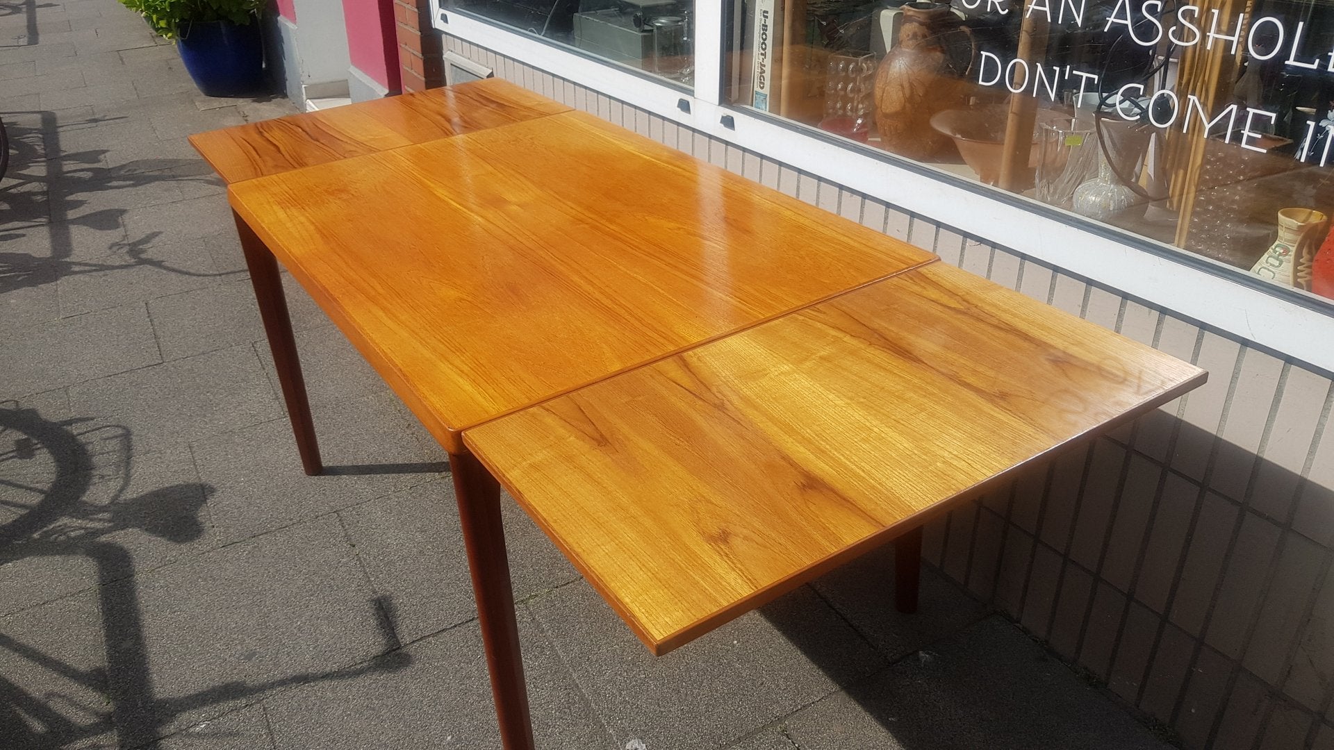 Mid-Century Danish Teak Dining Table by Henning Kjærnulf for Vejle Mobelfabrik