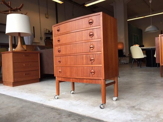 Mid-Century Danish Teak Dresser, 1960s-WSA-831209