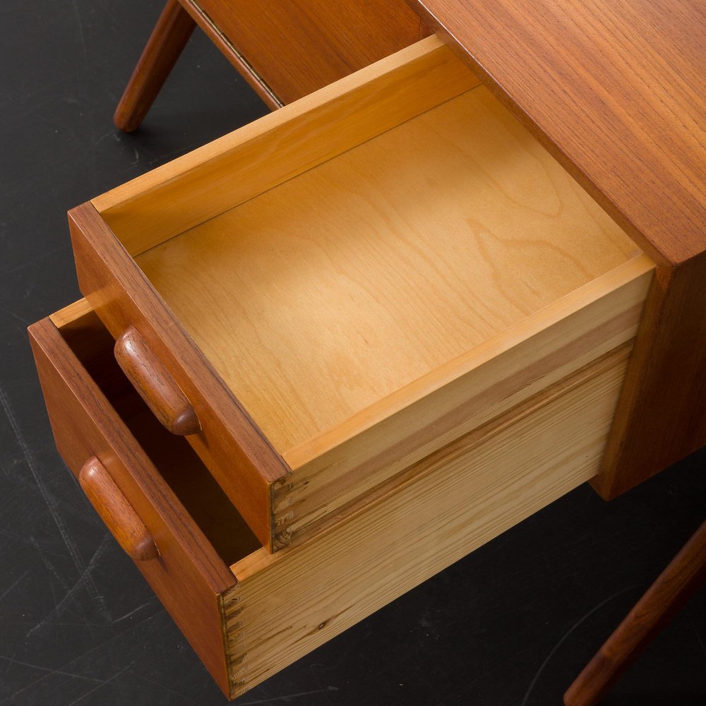 Mid-Century Danish Teak Dressing Table from Ølholm Møbelfabrik, 1960s