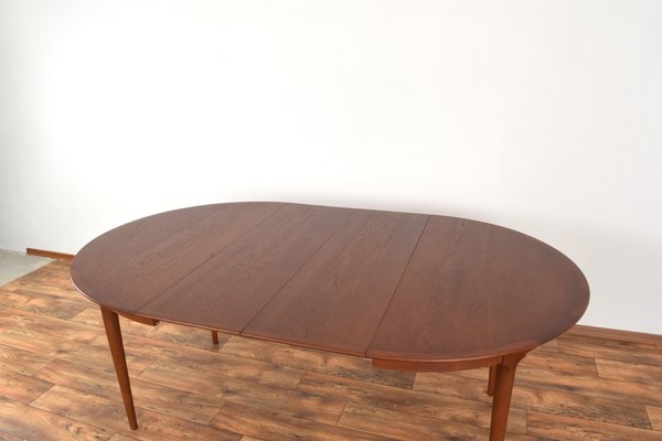 Mid-Century Danish Teak Extendable Dining Table, 1960s-LOT-2032123