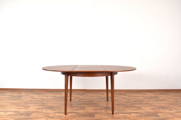 Mid-Century Danish Teak Extendable Dining Table, 1960s-LOT-2032075